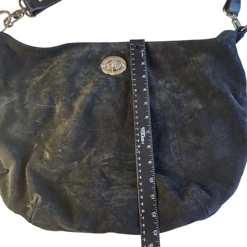 MARTALU DESIGNS Suede Leather‎ Hobo Handbag Purse Large